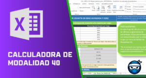 Calculadora Modalidad 40 Excel 2026