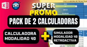 pack mod 40 y retroactiva